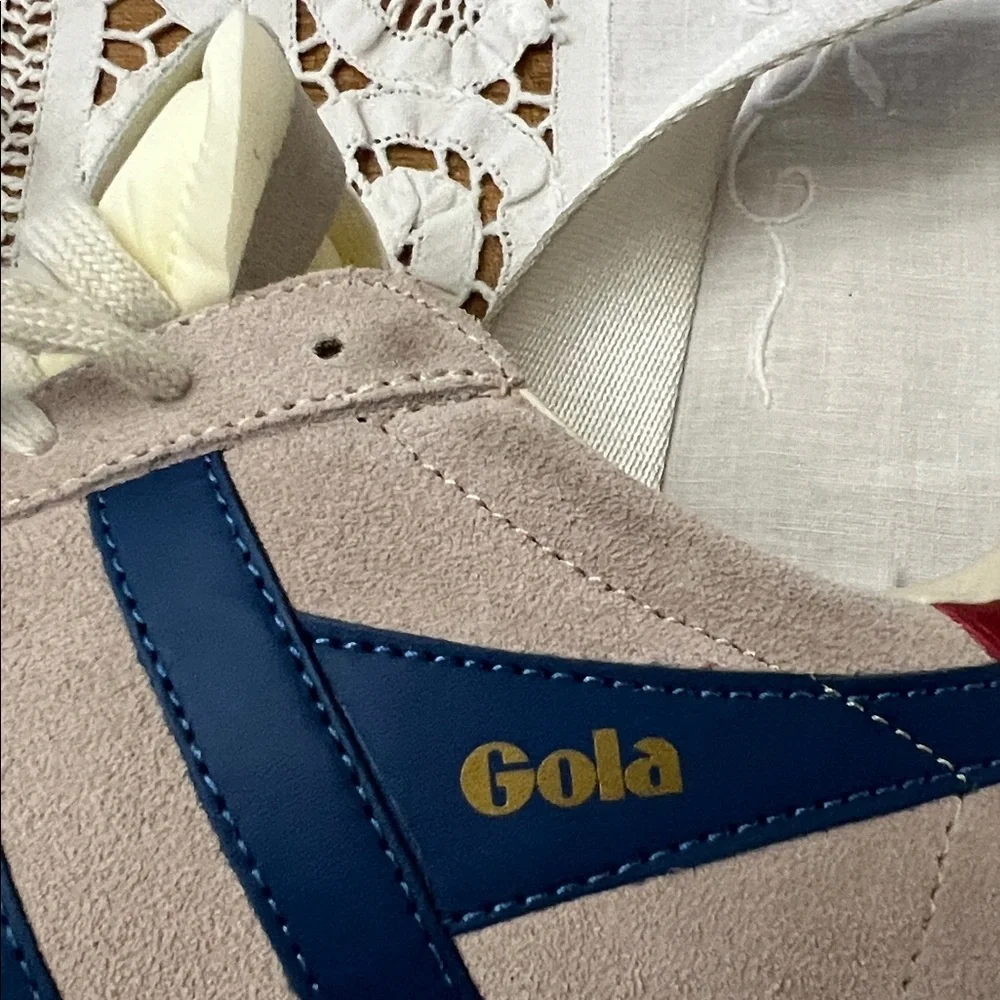 Gola Elan size 7.5 Bone-Navy-Red Men’s 7.5 - Picture 13 of 13